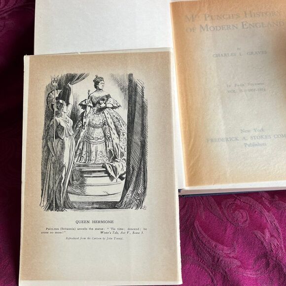 Mr. Punch's History of Modern England by Charles L. Graves. In Four Vols. Vol II - Picture 4 of 12